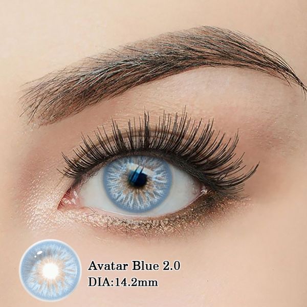 Avatar 2.0 Blue 14.2mm Yearly Disposable Toric Contact Lenses for Astigmatism Correction