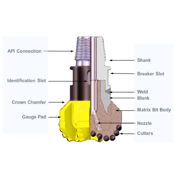 PDC Drill Bit  22 Inch Steel Body Large Size  Oil Drilling Tool