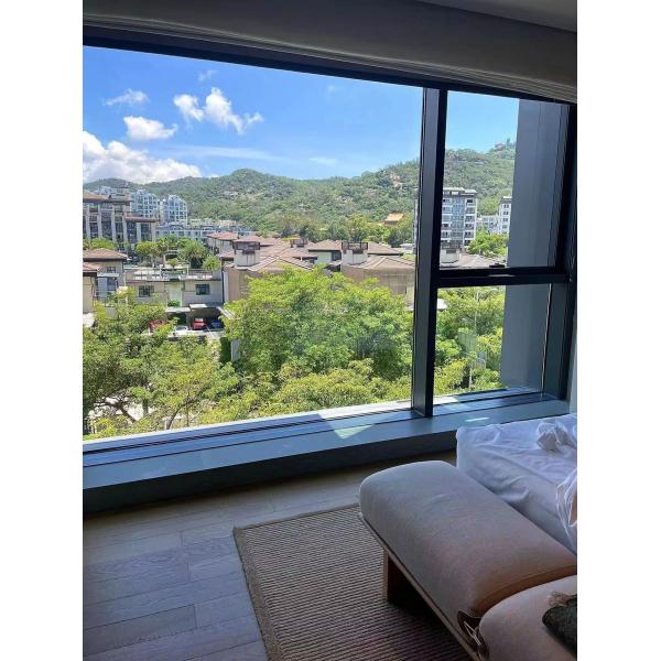 Classic Hotel Double Bed Modern Solid Wood King Bed