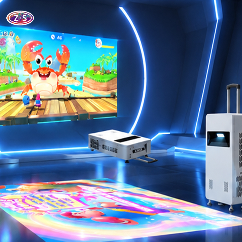 Commercial Interactive Gaming Solution for Portable Wall and Floor Experiences