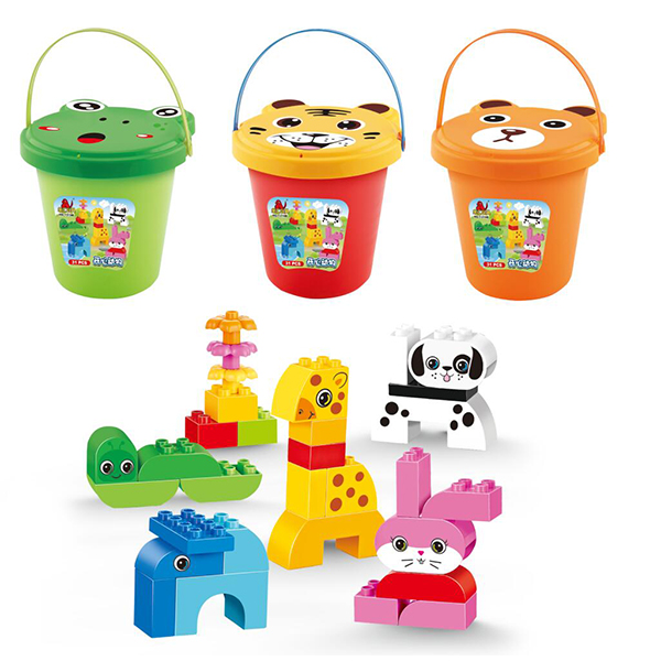 Toddler Role Play Learning Building Blocks / Kids Educational Toys W / Train Dump Truck