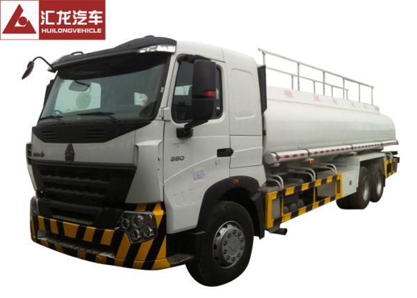 Aluminum Oil Tanker Truck Multi - Compartment Structure Non - Closed Angle Design