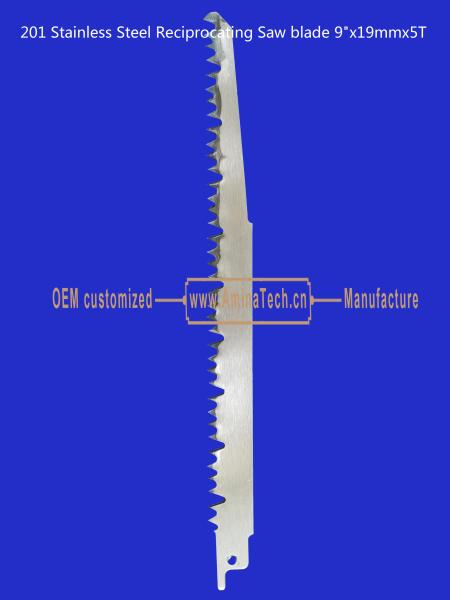 201 Stainless Steel Reciprocating Saw blade 9x19mmx5T Cutting Wood,Bamboo,Plastic,Frozen Meat,Bones