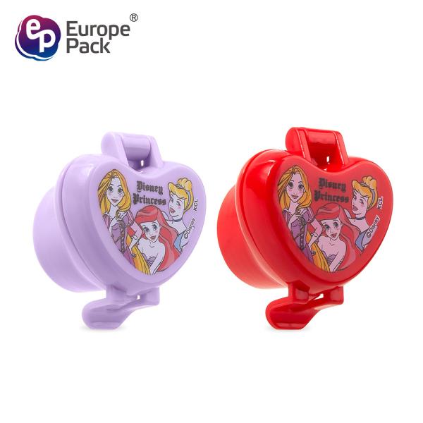 Heart-shaped Cartoon design child resistance cap cute plastic water bottle caps with straw
