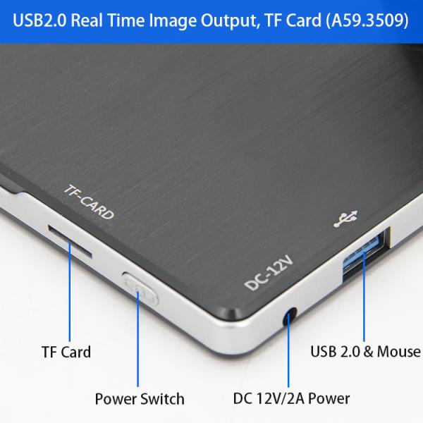 OPTO-EDU portátil A36.1502 0.7x - microscopio de 4.5x Digitaces LCD