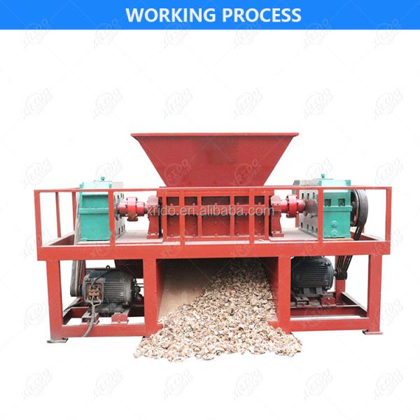 Single Shaft Metal Crusher Machine Stainless Steel Shredder Machine