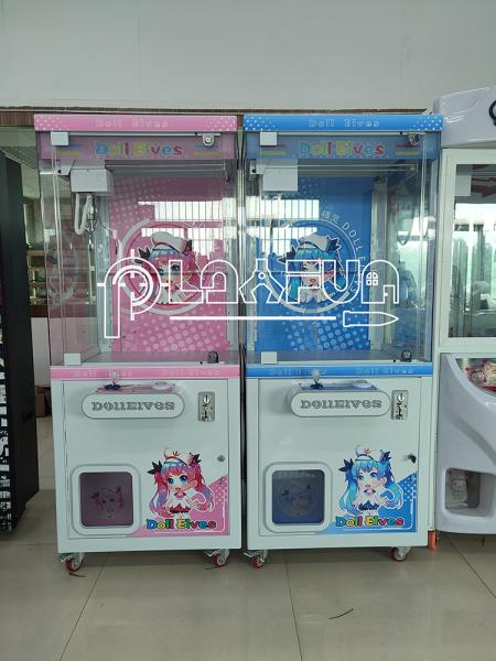 Nouveau produit dessin animé modèle machine de poupée jouets d'arcade Plush Jeux à pièces opérées machine à grue à griffes