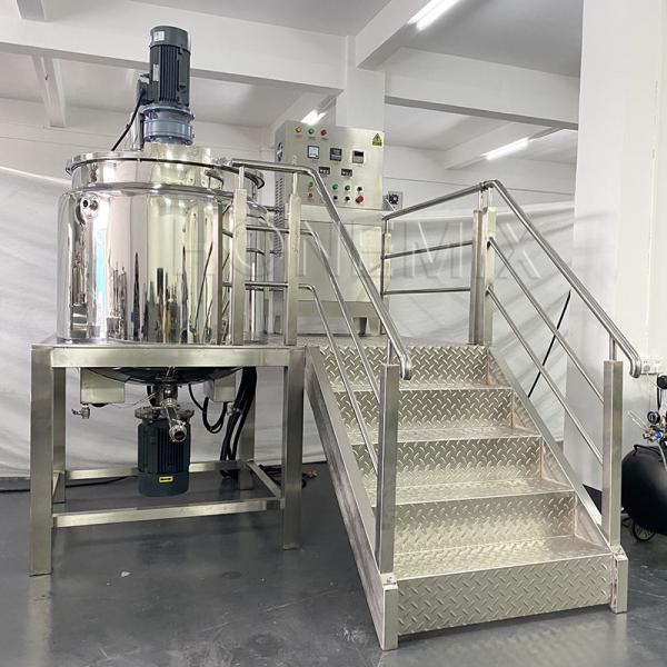 Movable Detergent Liquid Mixer Machine Automatic Jacketed Mixing Vessel