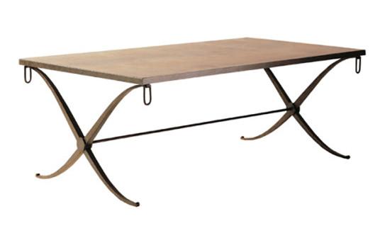 Nordic Style Fashion Metal Leg Hotel Coffee Table Soild Wood Top