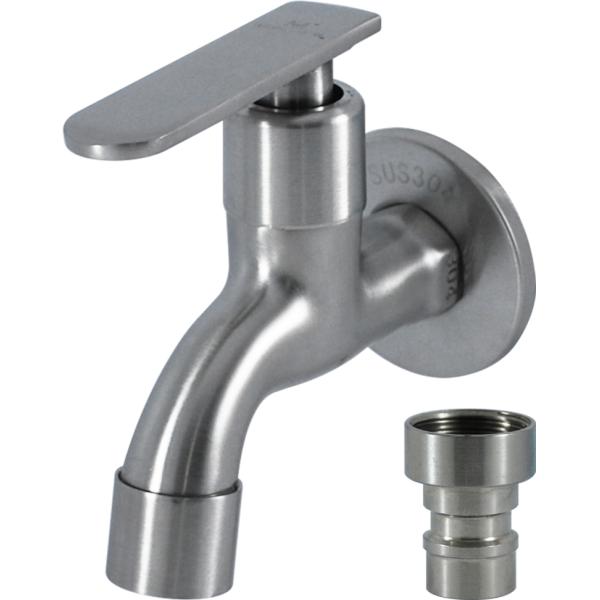 Acessório de torneira de banheiro SUS304 torneira de bacia de aço inoxidável para lavagem facial moderna