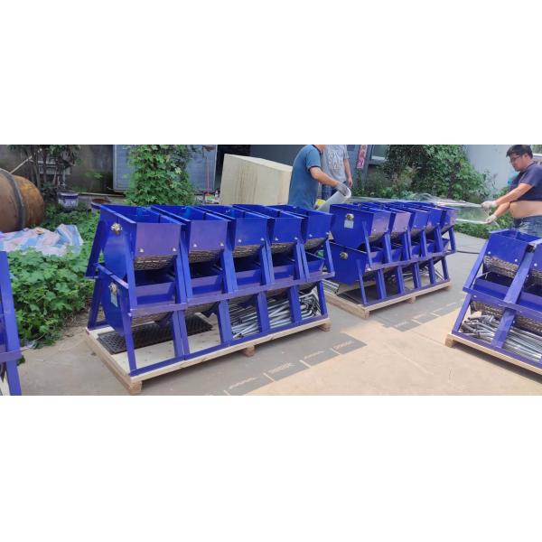 Household Fiber Decorticating Machine , Blue Easy To Operate Peanut Sheller Machine