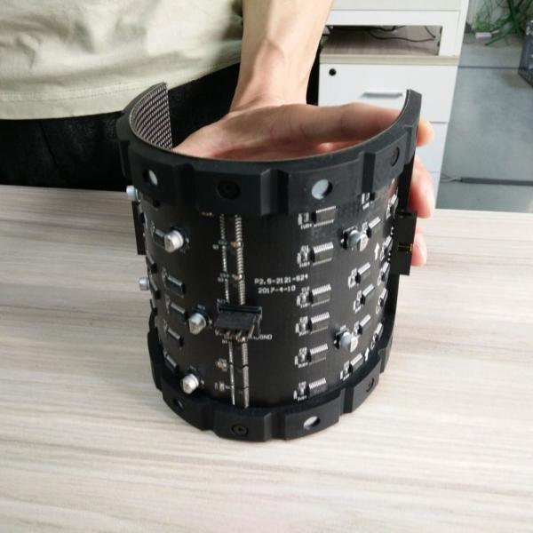 Soft Rubber Outdoor LED Display Module Full Color IP65 4500 nits Customized
