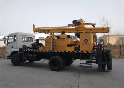 A perfuração hidráulica Multifunction do poço de água equipa SNR200C 400m Max Drilling Depth com compressor de ar e bomba de lama