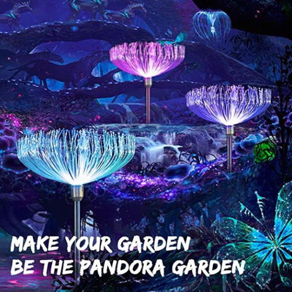 Multi Color 75cm 1.2V Decorative Solar Garden Stake Lights