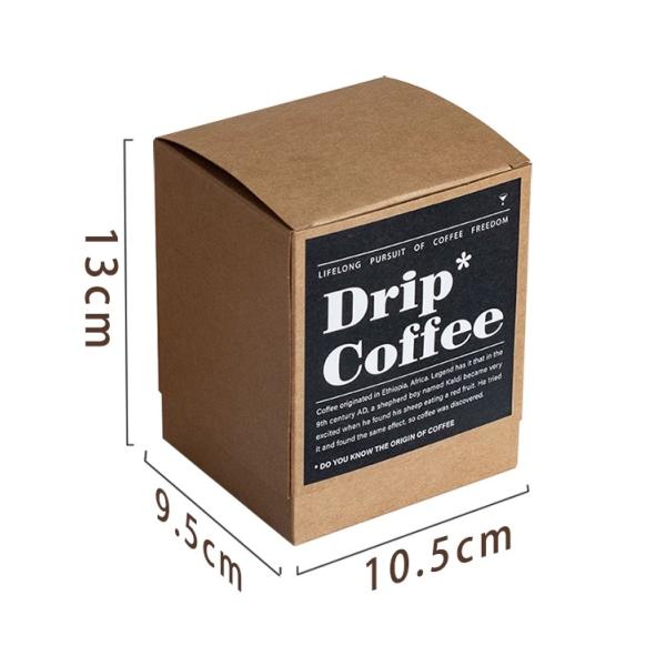 Customized Coffee Packaging Box Tea Bag Paper Box American Cow Card Handmade Biscuit Box Candy Box Gift Box