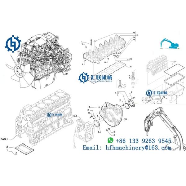 CATEEEEEE полного набора набора замены главным набивкой 330C C-9/набивки 437-3248