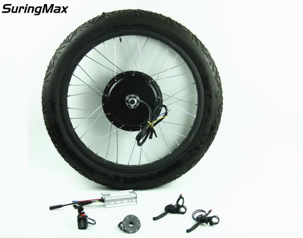 72V2000w high torque brushless hub dc motor ebike kit with brake sensor and color display