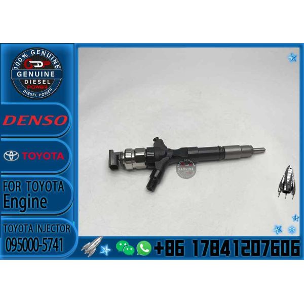 New Premium DENSO 095000-5741 23670-39135 Diesel Fuel Injector - Auto Parts for Toyota 2KD-FTV 2.5L Engine (Quick Delivery)