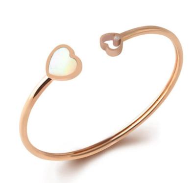 Rose Gold Color Cross Bracelet for Men Women Couples Jewelry Fashion Stainless Steel Chain