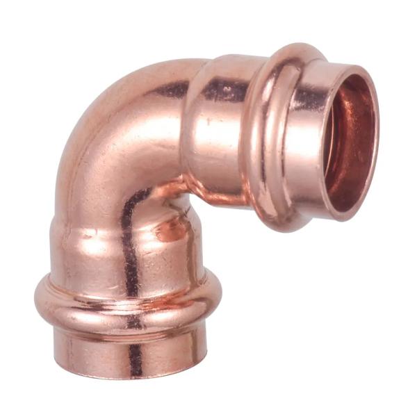 90 Degree Short Radius Elbow Copper Press Fitting Match Rigid And Milwauke 1/2 To 4 ASTM