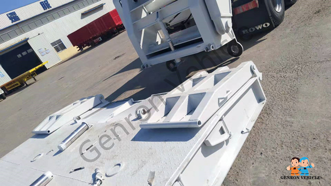 Трейлеры кровати Gooseneck 100T сверхмощные низкие отделяемые для перехода автомобиля