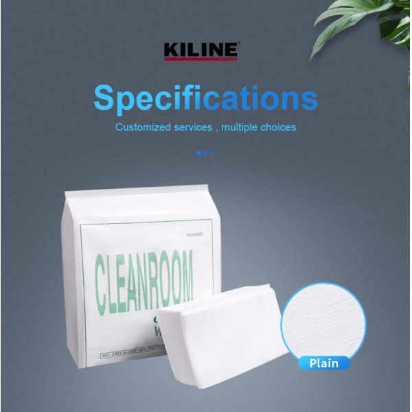 KILINE Premium 50GSM Low-linting Eco-Friendly Nonwoven Wipes for Cleanroom Environments