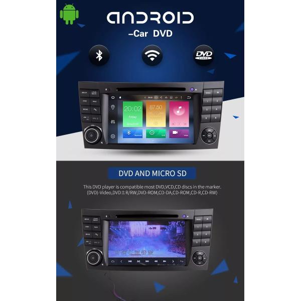 4+32G Car Multimedia Mercedes Benz DVD Player With Rear Camera AUX
