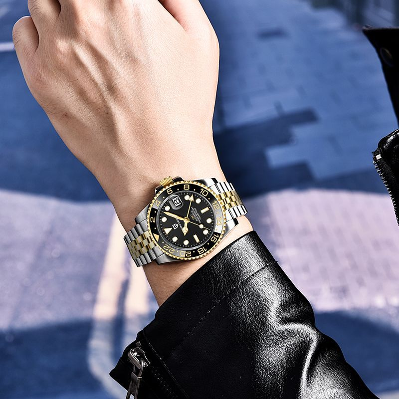 Slim Men's wrist watches Offering Minimalist Design and Lightweight Construction Suitable for Modern Professionals