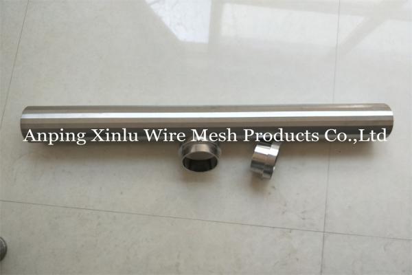 304L Stainless Steel Wedge Wire Continuous Slot Screen Pipe 10ft Length