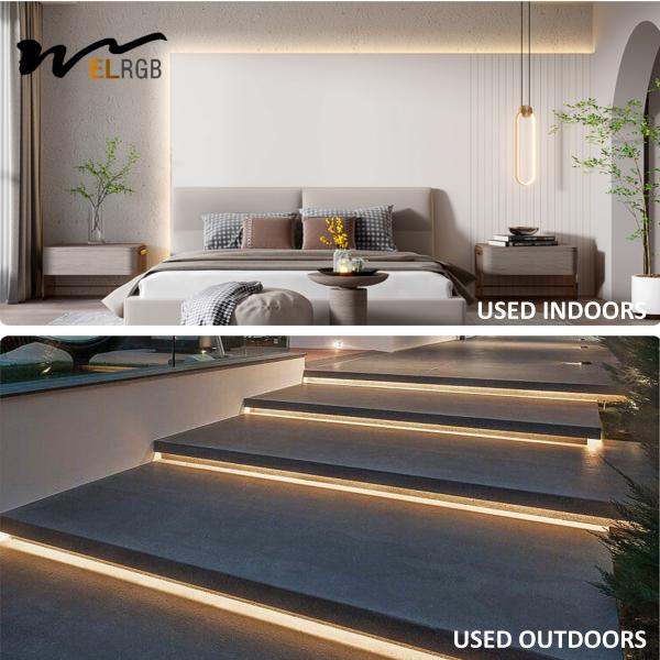 110V / 220V LED Strip Light Super Bright 288Leds/m COB Light Bar Waterproof Flexible Rope
