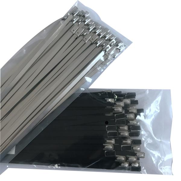 5.6x300mm Stainless Steel Zip Ties Exhaust Pipe Header PVC Coated SS Cable Ties