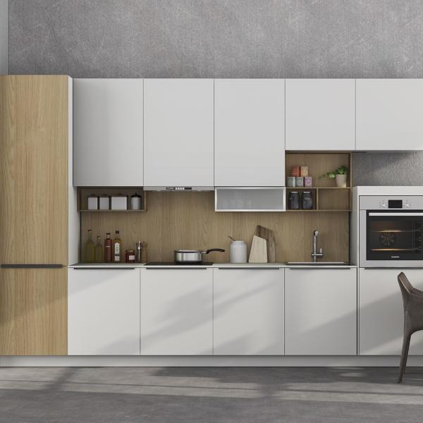 Современные кухонные шкафы полный набор Mdf шкаф Лакированная краска Шкаф