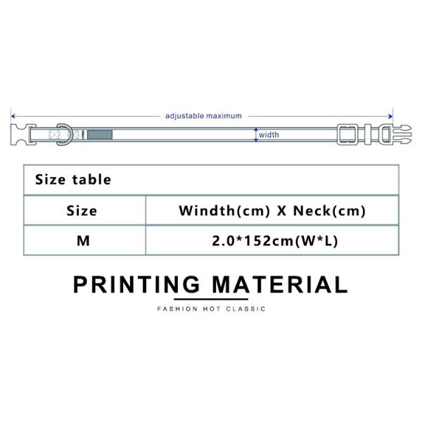 Luxury Large Pet Neck Collar Heavy Duty Adjustable Nylon Dog Collar