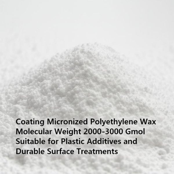 Coating Micronized Polyethylene Wax Molecular Weight 2000-3000 Gmol Suitable for Plastic Additives and Durable Surface Treatments