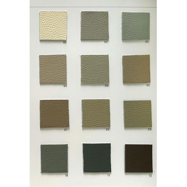 1.6mm EPU Artificial Eco Leather Material 13 Color Litchi Pattern For Furniture Upholstery
