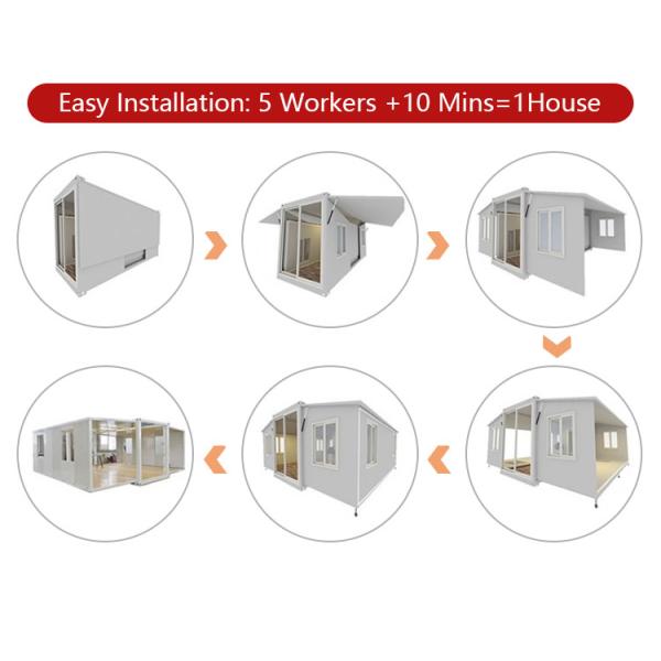 20 футовые красные стальные двери двойные крылья расширение коробки жилой контейнер на открытом воздухе