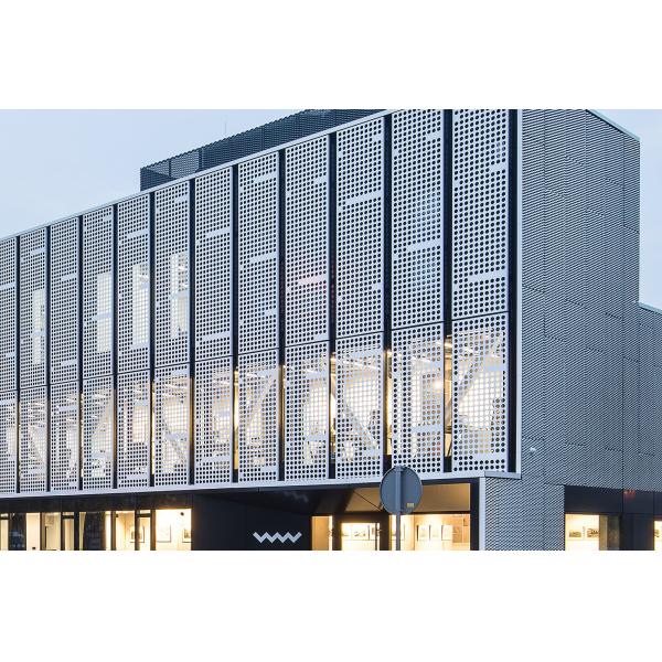 Fire-proof Perforated Aluminum Sheets With Custom Designs For Exterior Wall Decoration