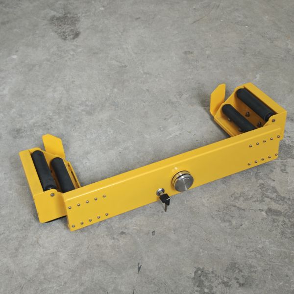 Electrostatic Spraying 5KG Lightweight Wheel Anti-theft Lock with Anti-slip Rubber Base for Secure Parking