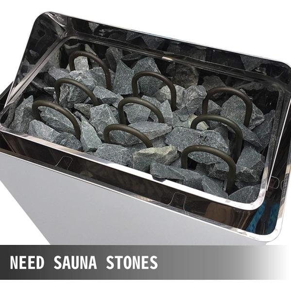 Modern Luxurious Durable Stylish Safe Sauna Heater Stainless Steel Sauna Stove For Home Hotel Hot Water Bath Spa Shower Sauna Dry Room