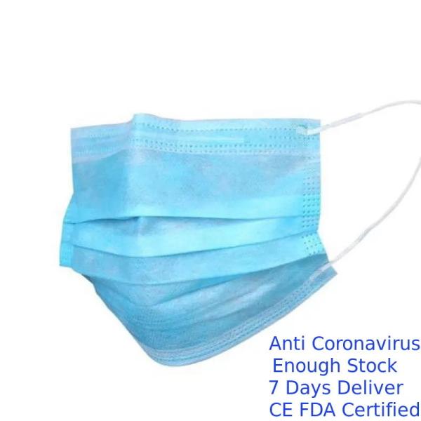 Eco Friendly Earloop Face Mask For Food Service / Personal Health Safety