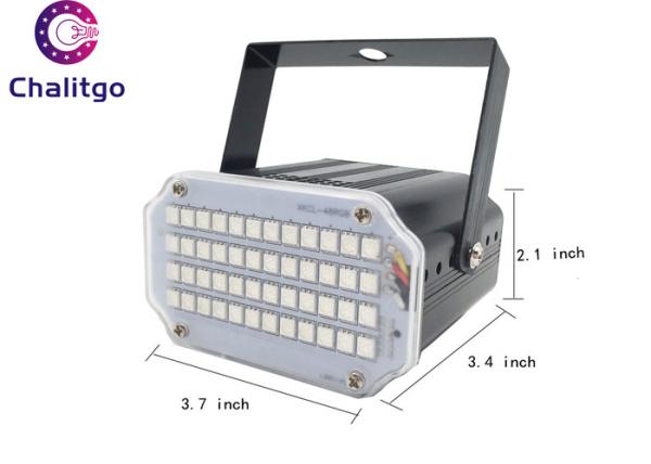 Remote Control Stage Strobe Lights Super Bright 48 RGB Sound Activated Party