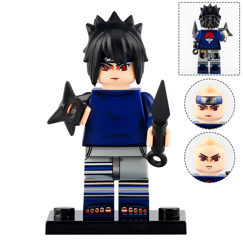 Naruto Anime Minifigures Uzumaki Naruto Uchiha Sasuke Character Mini Action Figures