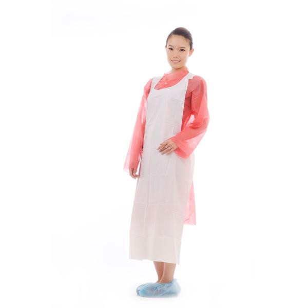 Disposable PE aprons waterproof Anti Dust medical / kitchen apron PE aprons