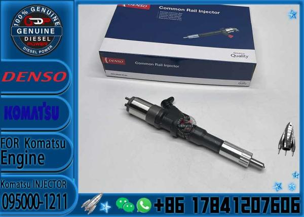 Injecteur de carburant diesel commun 095000-1211 6156-11-3300 095000-1210 095000-0800 095000-0801 pour Komat-su PC400-7 PC450