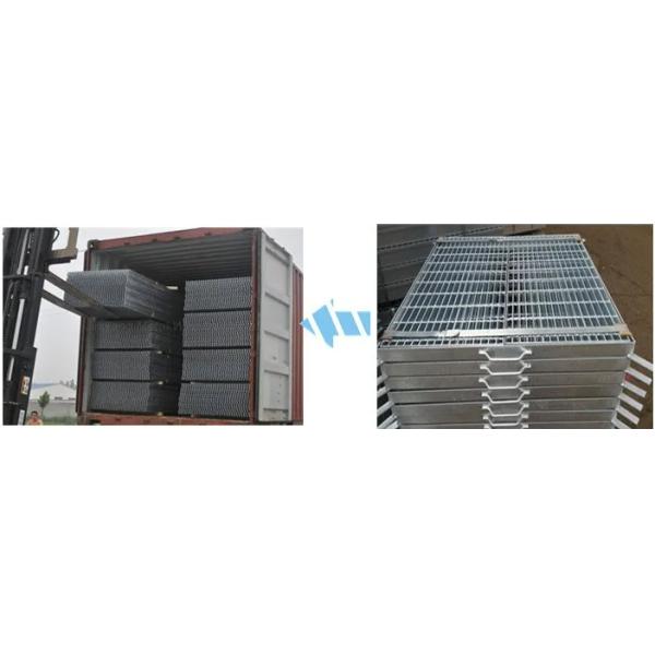 Stable Steel Grating Stair Treads Hot DIP Galvanized