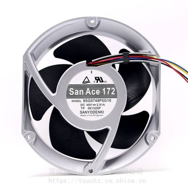 For SANYO 9SG5748P5G01 Axial Fan SanAce DC 48V 2.91A 172x150x51MM Cooling Fan