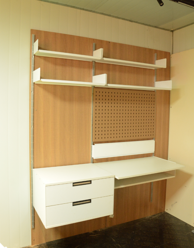 Custom Size Flexible Detachable Metal Magnetic Height Adjustable 5-layer Standing Storage Rack for Bookshelves and Desk Racks