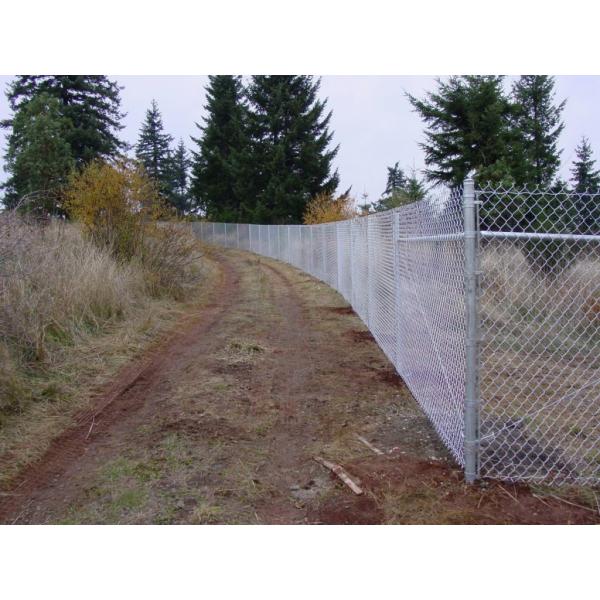 6ft Galvanized 11.5ga Steel Chain Link Fencing Diamond Wire Mesh