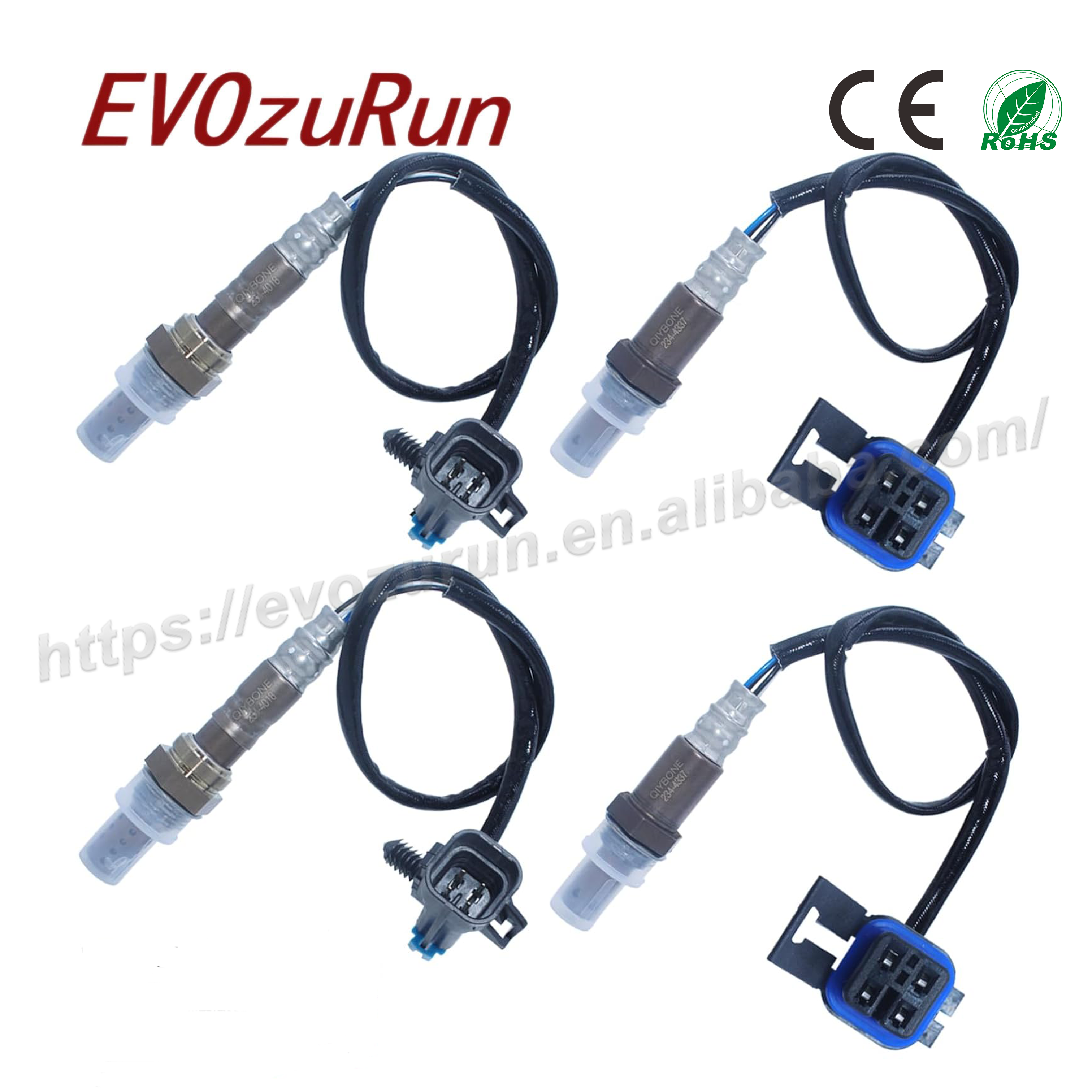 4X Up+Downstream 234-4337 234-4018 Oxygen Sensor for Chevrolet Suburban Avalanche GMC Sierra 1500 Yukon XL 4.3L 4.8L 5.3L 6.0L