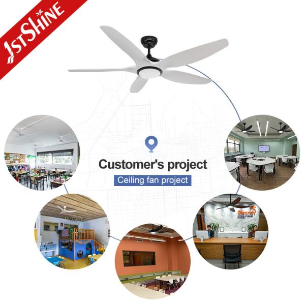 1stshine 48 60 Lower Noise Ceiling Fan with Dimmable LED Light and Smart WIFI Control